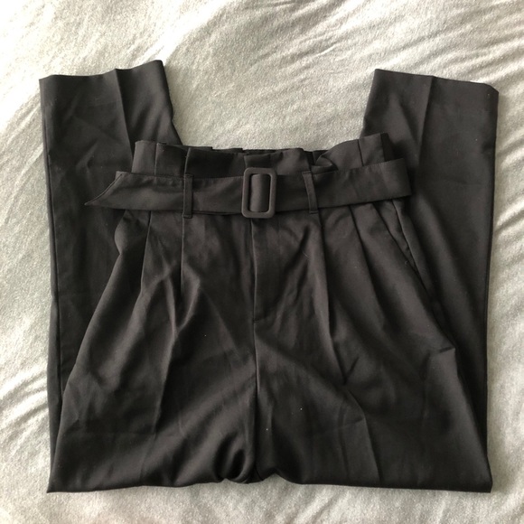 H&M Pants - H&M Black Paper Bag Pants